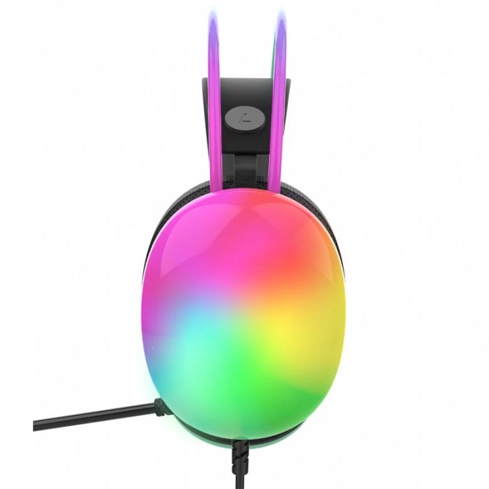 Micro Casque Gamer Filaire INCA IGK-X8S RGB - Noir