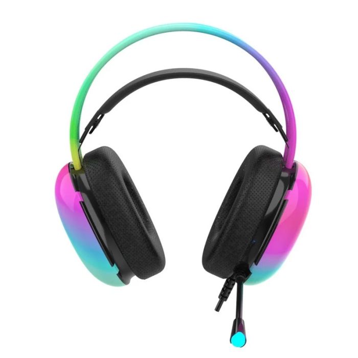 Micro Casque Gamer Filaire INCA IGK-X8S RGB - Noir