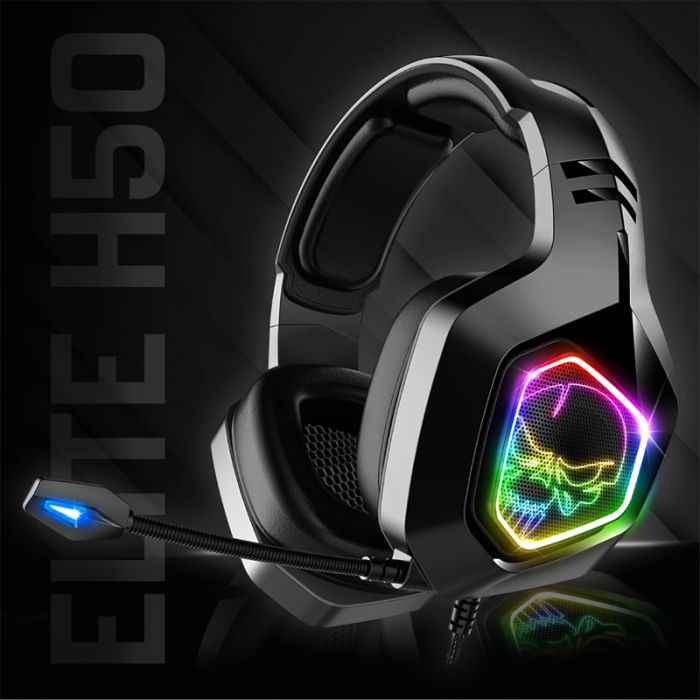 Micro Casque Gamer Filaire SPIRIT OF GAMER Elite H50 Edition RGB - Noir