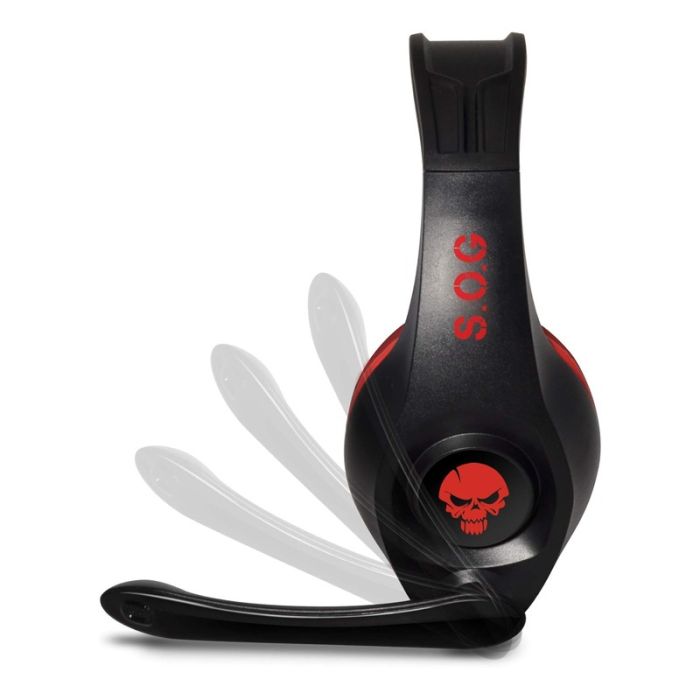 Micro Casque Gamer Filaire SPIRIT OF GAMER PRO NH5 - Noir&Rouge