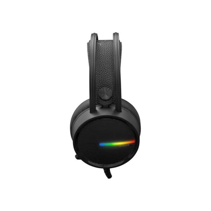 Micro Casque Gamer Filaire WHITE SHARK OCELOT GH-2042 PS4 et PC – Noir