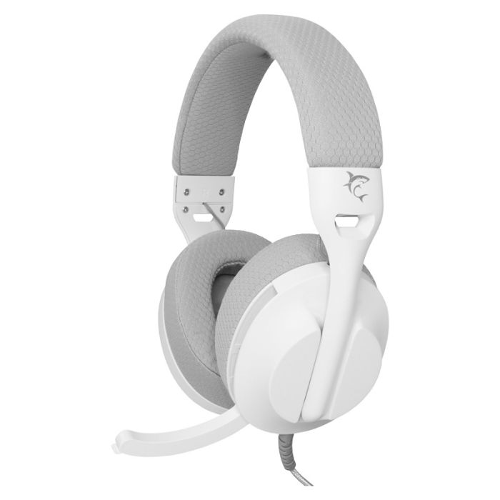 Micro Casque Gamer Filaire WHITE SHARK PARROT GH-2440 - Blanc&Gris