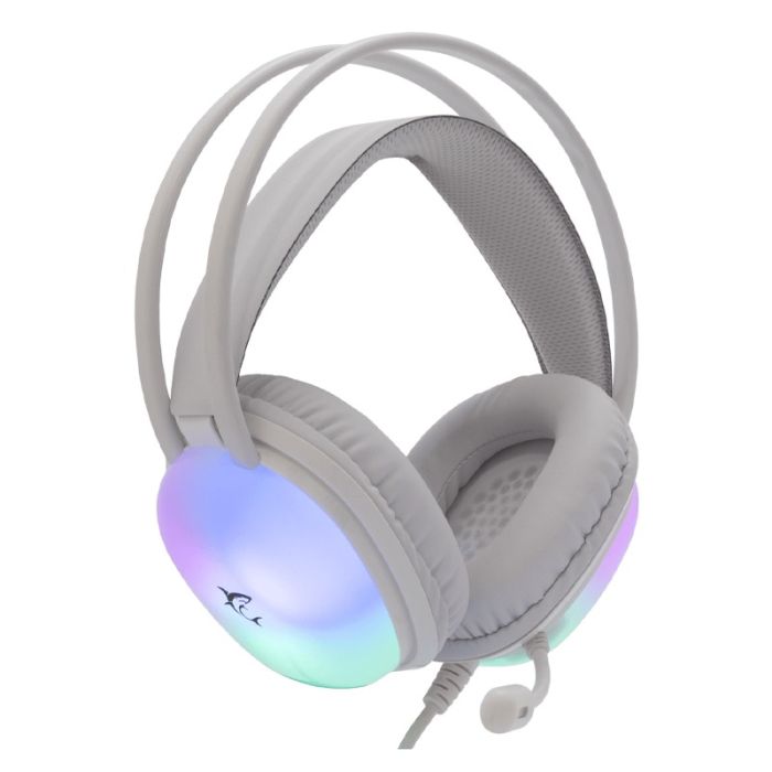 Micro Casque Gamer Filaire WHITE SHARK PEACOCK - Blanc 