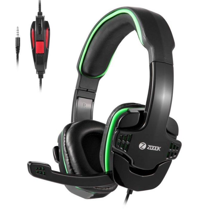 Micro Casque Gamer Filaire ZOOOK PANTHER - Noir&Rouge