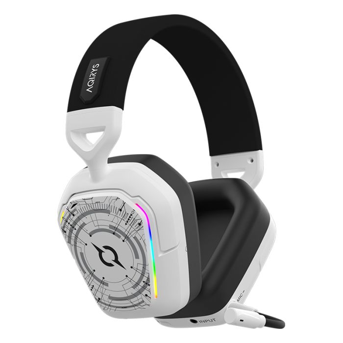 Micro Casque Gamer Sans Fil AQIRYS ALNAIR - Blanc