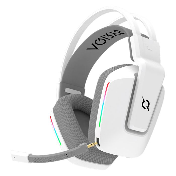 Micro Casque Gamer Sans Fil AQIRYS ALYA Stéréo 3D V2 - Blanc