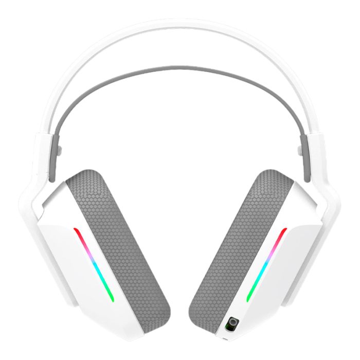 Micro Casque Gamer Sans Fil AQIRYS ALYA Stéréo 3D V2 - Blanc