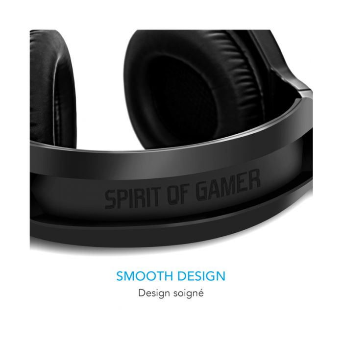 Micro Casque Gamer Sans Fil SPIRIT OF GAMER XPERT-H900 - Noir