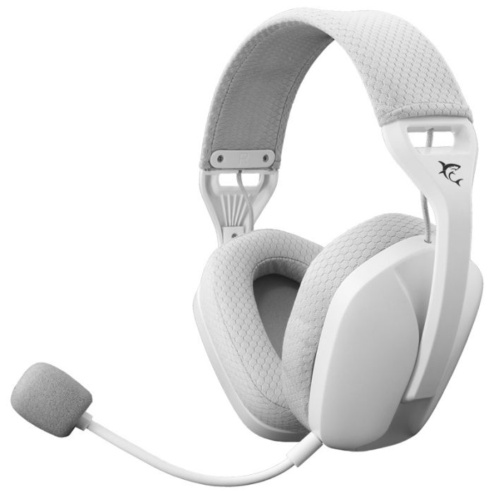 Micro Casque Gamer Sans Fil WHITE SHARK BUTTERFLY - Blanc