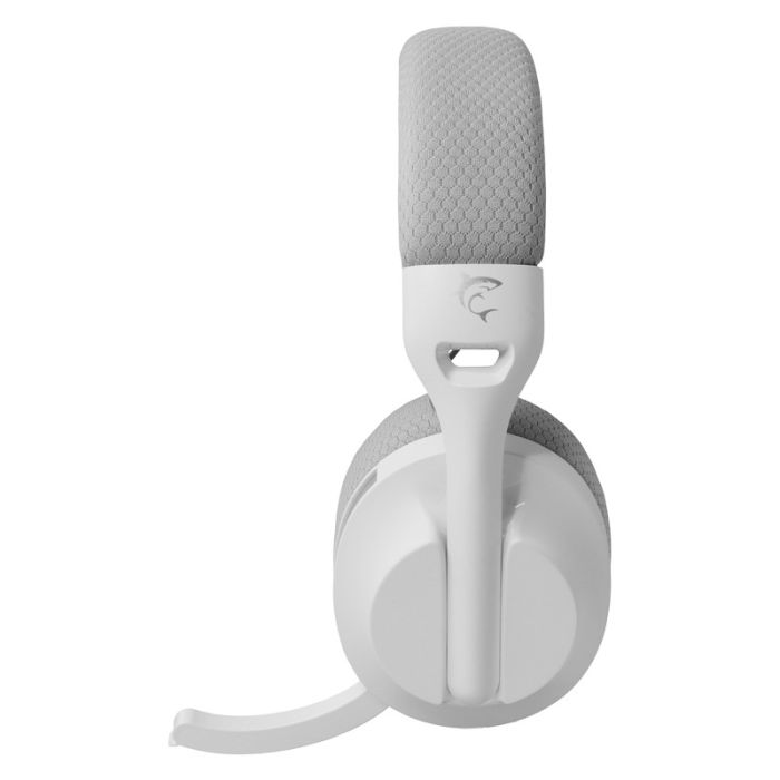 Micro Casque Gamer Sans Fil WHITE SHARK FALCON - Blanc&Gris