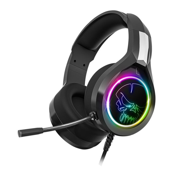 Micro Casque Gamer Filaire SPIRIT OF GAMER Pro H8 LED RGB - Noir