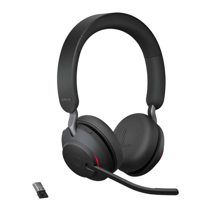 Micro Casque Sans Fil JABRA EVOLVE2 65 LINK 380A MS - Noir