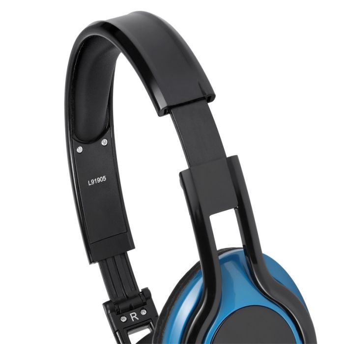 Micro Casque Filaire ZOOOK Sublime - Noir & Bleu