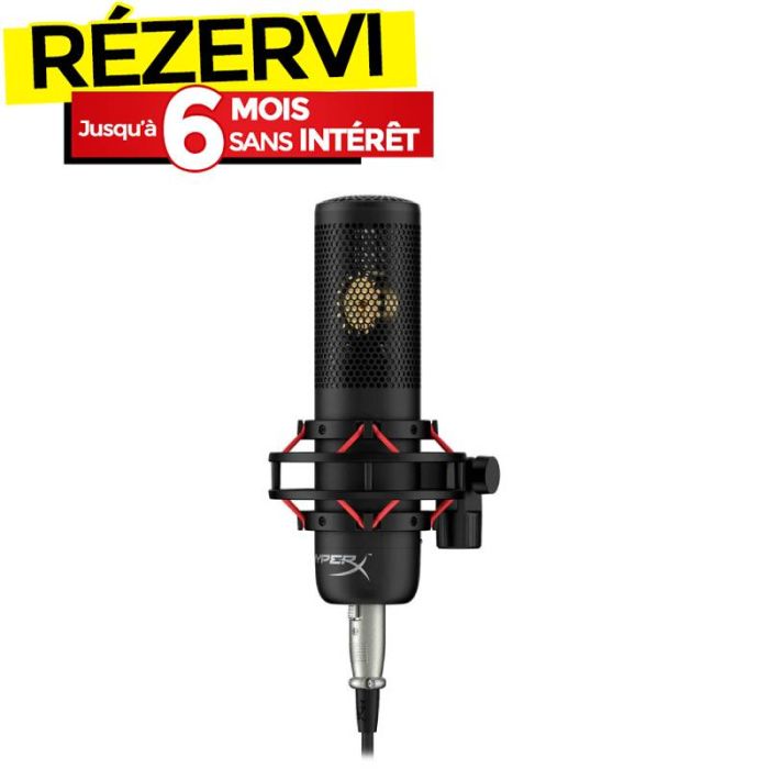 Microphone à condensateur Gamer HYPERX PROCAST - Noir