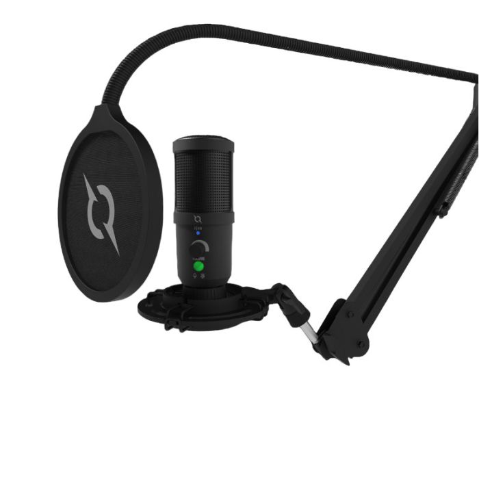 Microphone Gamer Filaire AQIRYS Voyager USB - Noir