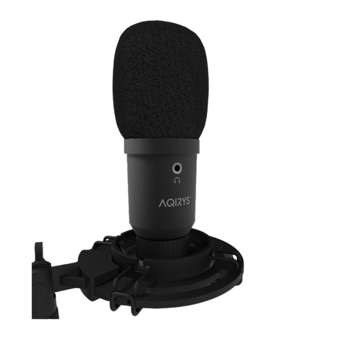 Microphone Gamer Filaire AQIRYS Voyager USB - Noir