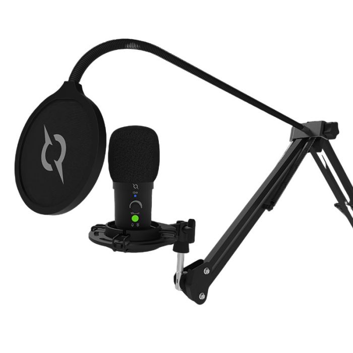 Microphone Gamer Filaire AQIRYS Voyager USB - Noir