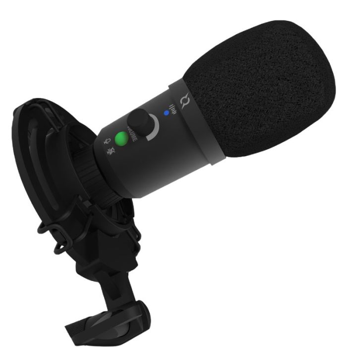 Microphone Gamer Filaire AQIRYS Voyager USB - Noir