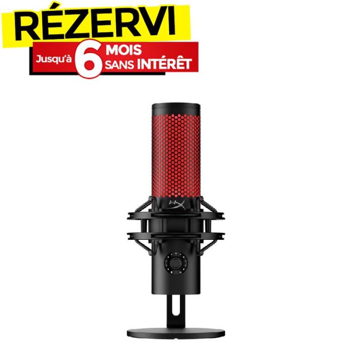 Microphone Gamer Filaire HYPERX QUAD CAST 2 - Noir