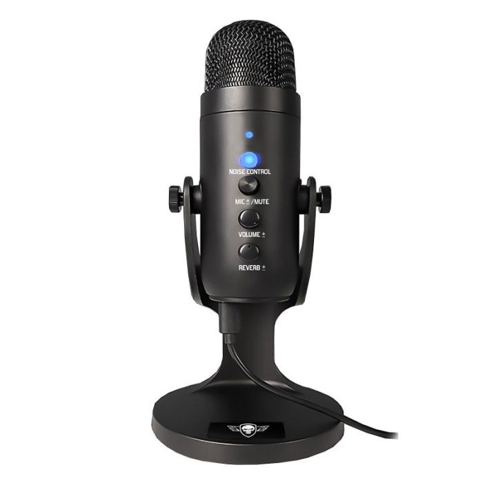 Microphone Gamer SPIRIT OF GAMER Omnidirectionnelle EKO-700 - Noir