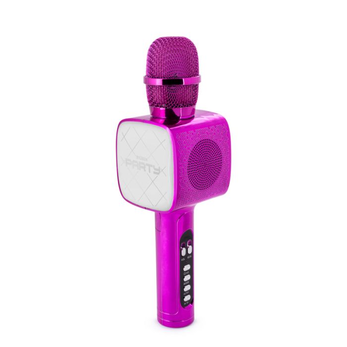 Microphone Sans Fil BIGBEN karaoké PARTYBTMIC2BK - Rose