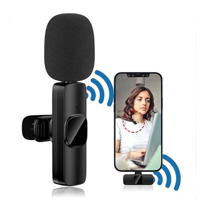 Microphone Sans Fil K9 Pour IPhone - Noir