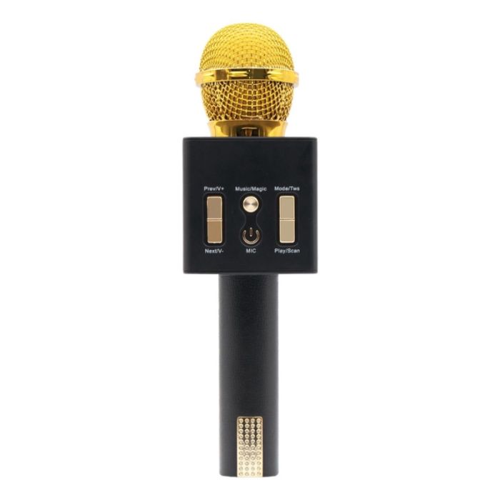 Microphone Sans Fil Karaoké MC872 - Gold