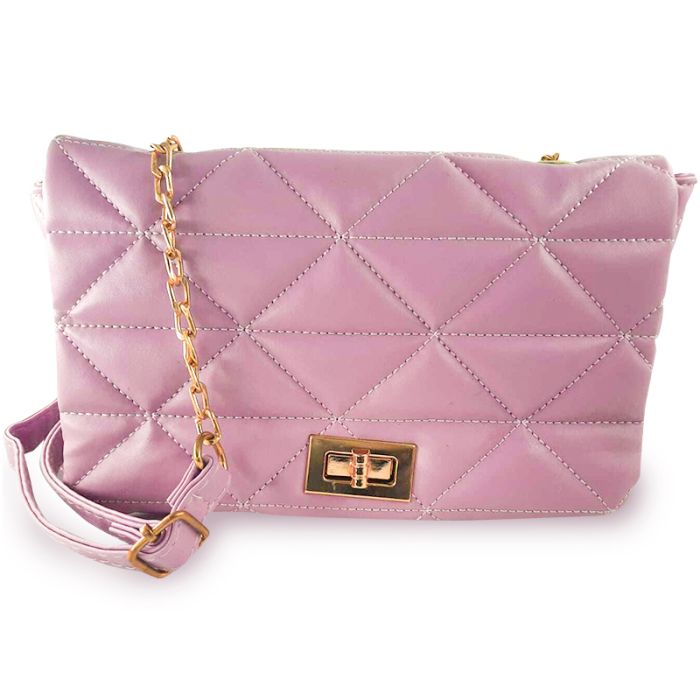 Sac Bandoulière MODALINE Milessa avec Chaine - Gold & Violet