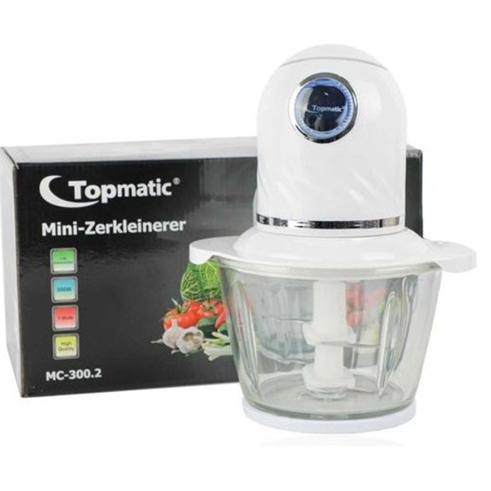 Mini Hachoir TOPMATIC MC300-2 300W - Blanc