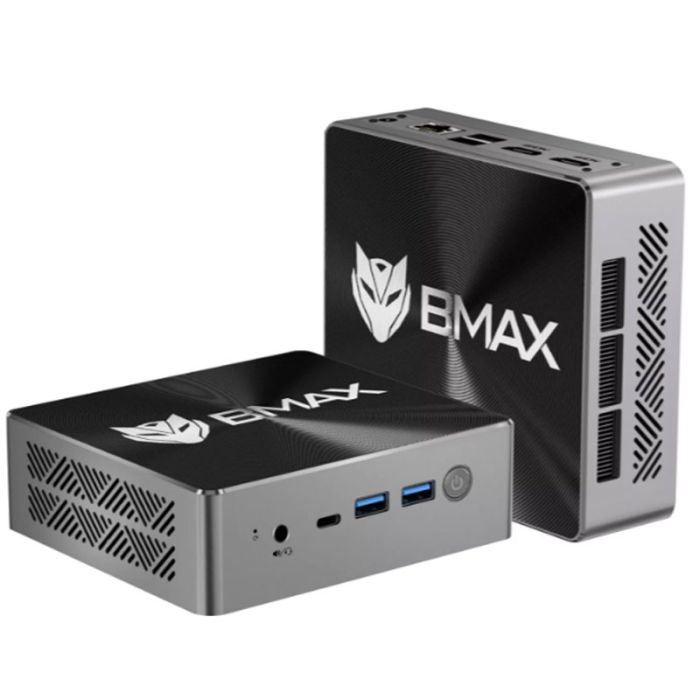 Mini PC de Bureau BMAX B8 Plus i5 12è Gén 24Go 512Go SSD - Noir