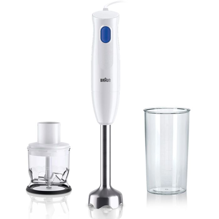 Mixeur Plongeant 2EN1 BRAUN MQ10201M 450W - Blanc