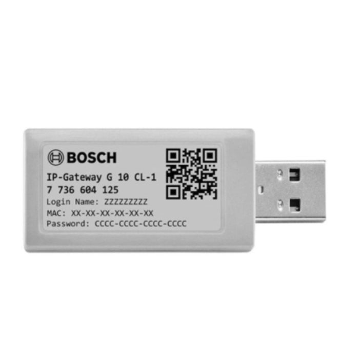 Module GATEWAY Wi-Fi BOSCH 