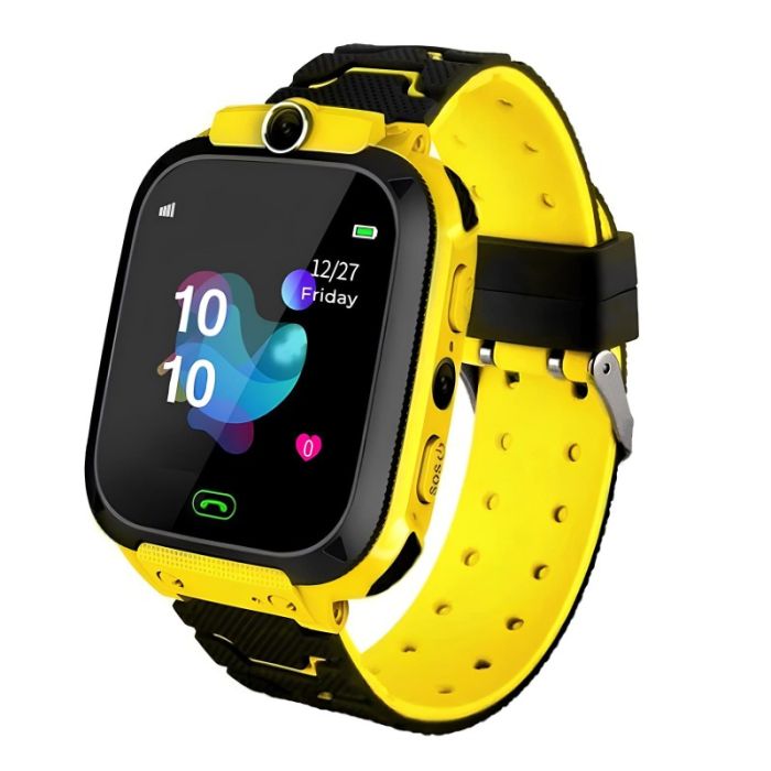 Montre Connectée Pour Enfants AMI S007 Avec Traceur GPS - Jaune