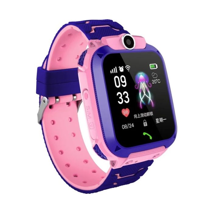 Montre Connectée Pour Enfants AMI S007 Avec Traceur GPS - Rose