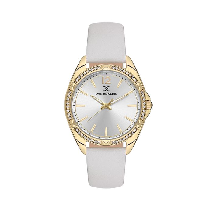 Montre Femme DANIEL KLEIN DK 1 13485 2 Blanc Gold