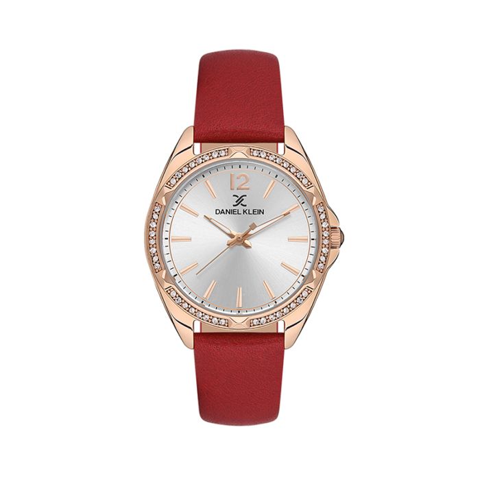 Montre Femme DANIEL KLEIN DK-1-13485-2 - Rouge&Rose Gold 