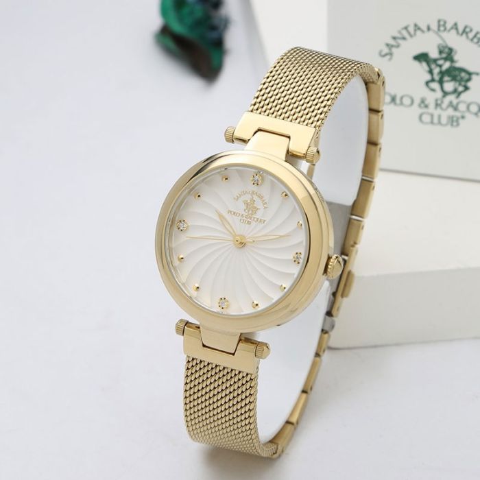 Montre Femme SANTA BARBARA POLO SB 1 10115 3 Gold