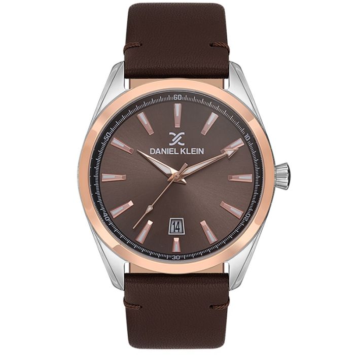 Montre Homme DANIEL KLEIN DK-1-13519-4 - Marron&Rose Gold