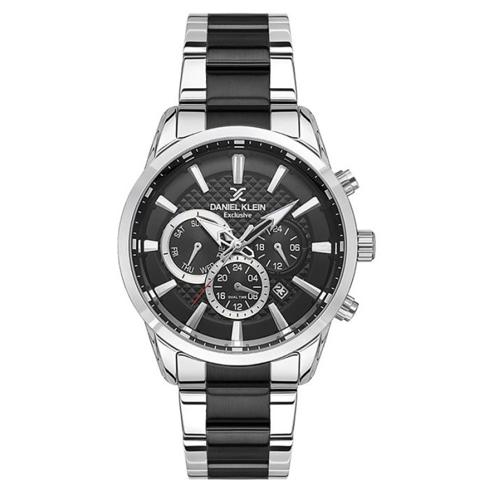 Montre Homme DANIEL KLEIN DK-1-13525-4 - Silver&Noir