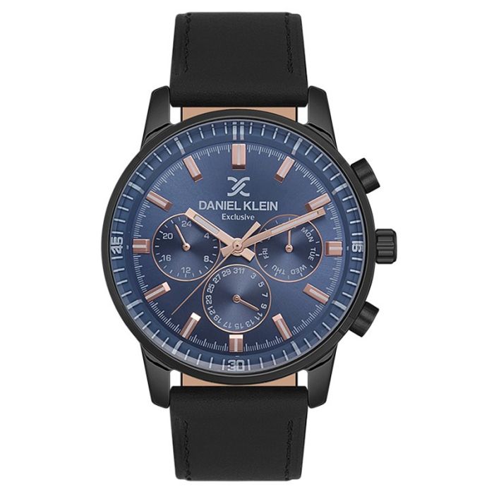 Montre Homme DANIEL KLEIN DK-1-13528-5 - Noir&Bleu