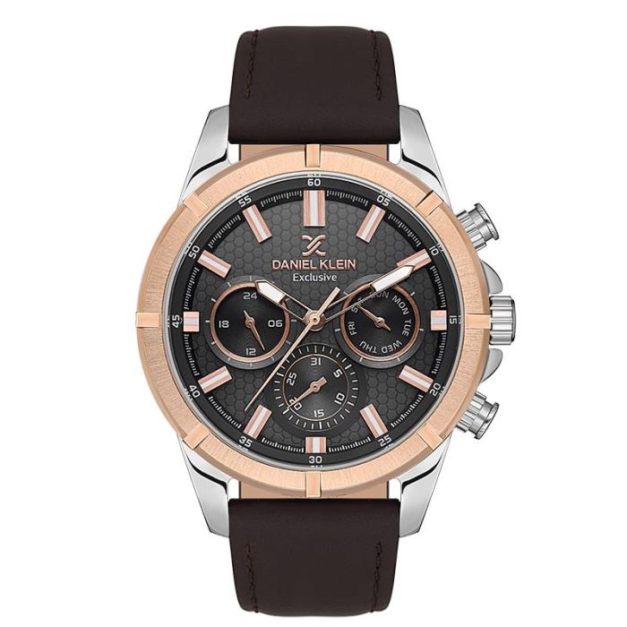 Montre Homme DANIEL KLEIN DK-1-13655-3 - Marron&Rose Gold
