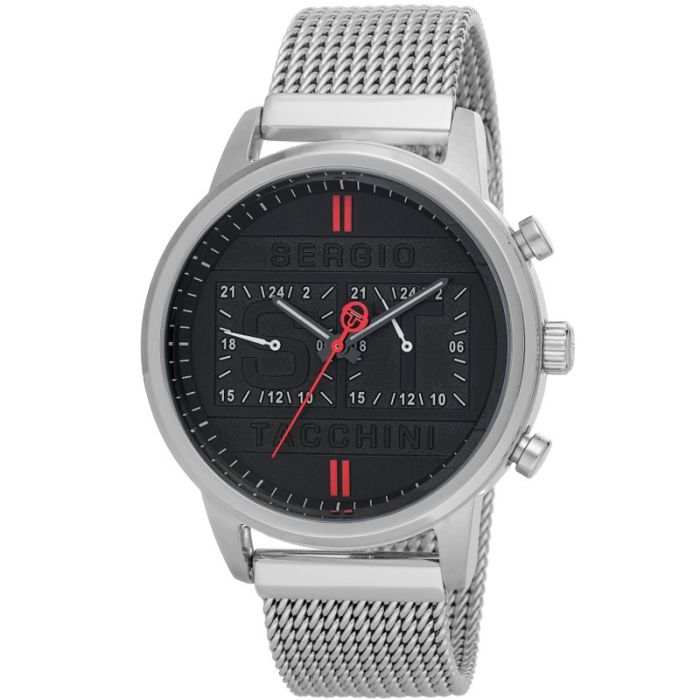 Montre Homme SERGIO TACCHINI ST-1-10012-1 - Silver&Noir