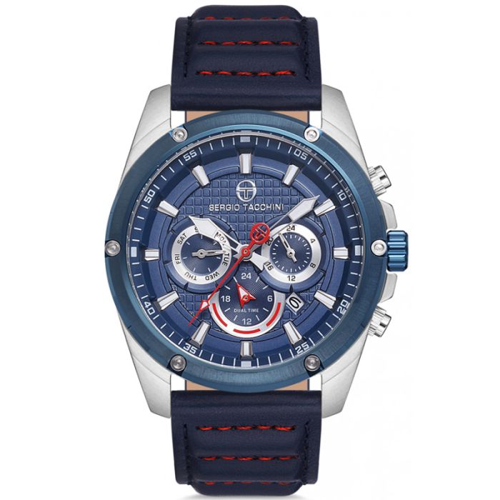 Montre Homme SERGIO TACCHINI ST-1-10134-3 - Silver&Bleu