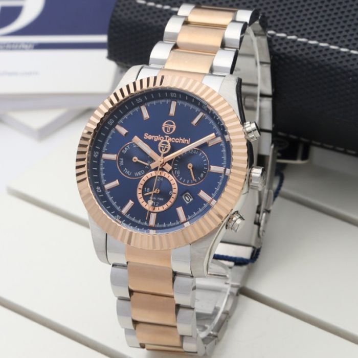 Montre Homme SERGIO TACCHINI ST-1-10185-5 - Silver&Rose Gold