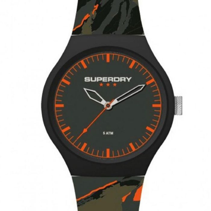 Montre Femme SUPERDRY -  Camouflage Orange (SYG-270BO)