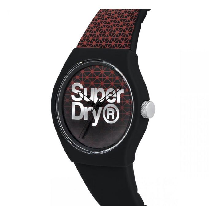 Montre Femme SUPERDRY - Noir & Rouge (SYG-268R)