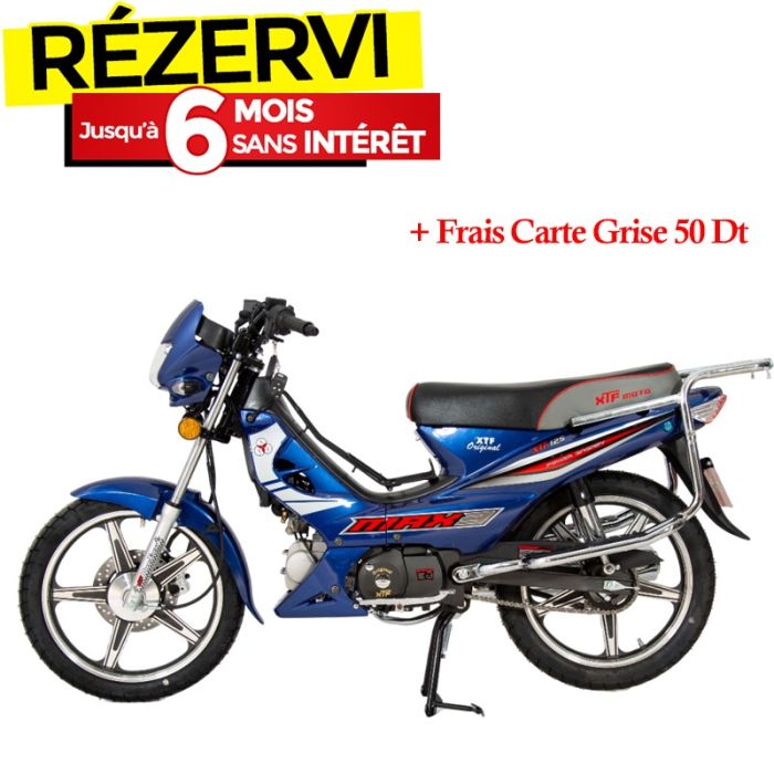 Moto à Essence FORZA XTF 125cc Monocylindre - Bleu