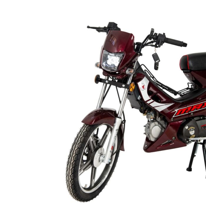 Moto à Essence FORZA XTF 125cc Monocylindre - Rouge Bordeaux