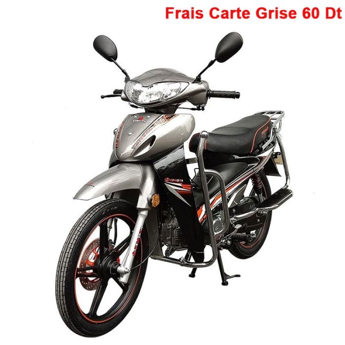 Moto ZIMOTA Partner 109cc - Gris&Orange