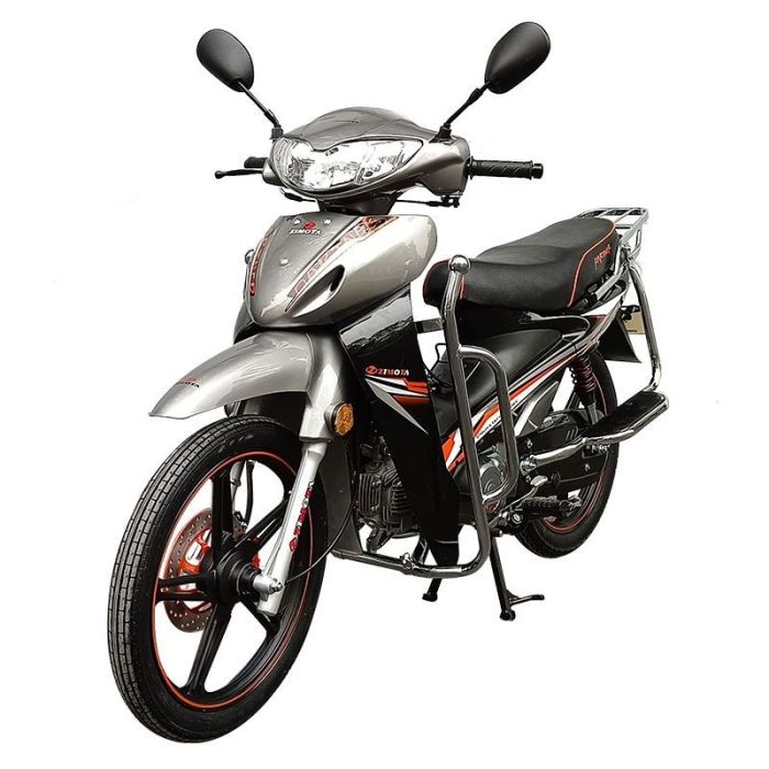 Moto ZIMOTA Partner 109cc - Gris&Orange